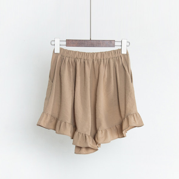 Pantaloni scurți de damă cu talie înaltă - patru culori