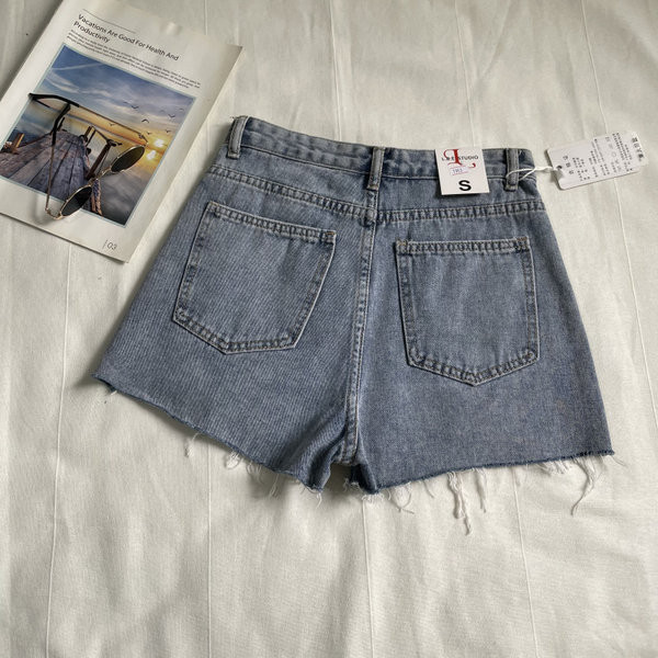 Blugi moderni scurti cu buzunare - pentru femei