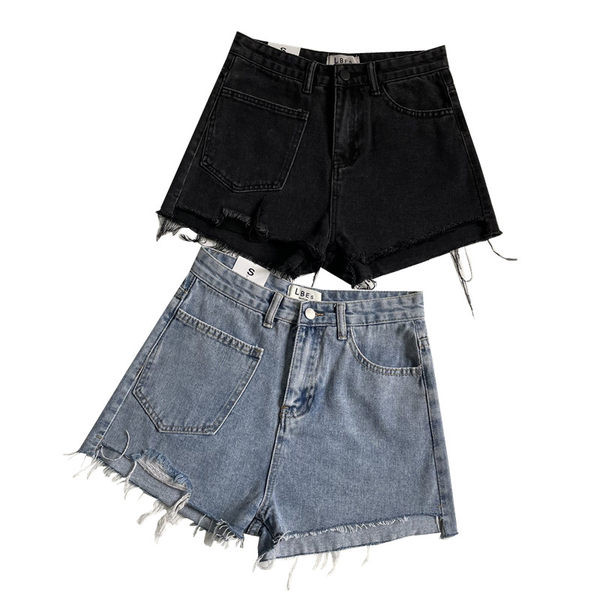 Blugi moderni scurti cu buzunare - pentru femei