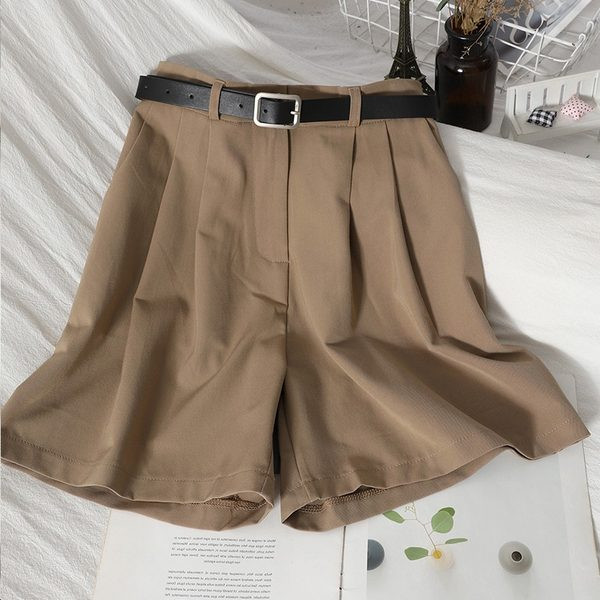 Sieviešu platie šorti ar jostu