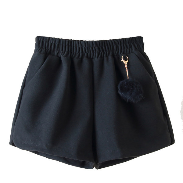 Ženske moderne kratke hlače jednobojni model