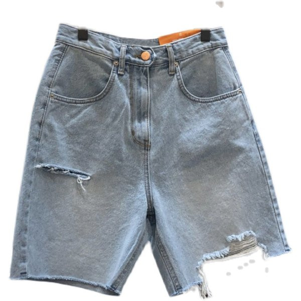 Jauna modeļa sieviešu džinsa šorti ar saplēstiem motīviem