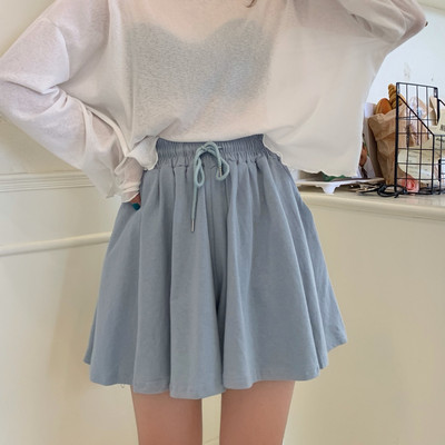 Pantaloni scurți casual dama model lat cu cravate