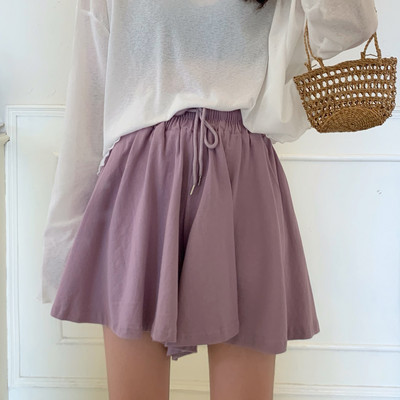 Pantaloni scurți casual dama model lat cu cravate