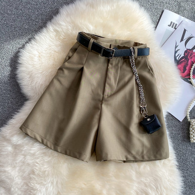 Model nou de pantaloni scurți de damă cu curea - mai multe culori