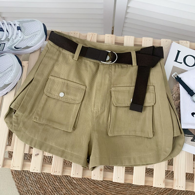 Pantaloni scurți moderni din denim cu buzunare în mai multe culori