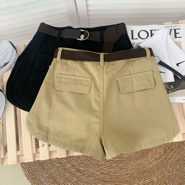 Pantaloni scurți moderni din denim cu buzunare în mai multe culori