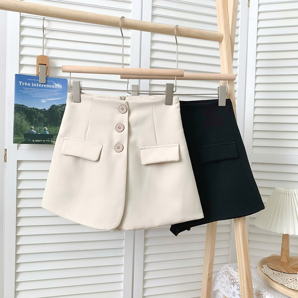 Fusta-pantaloni de dama model nou cu nasturi