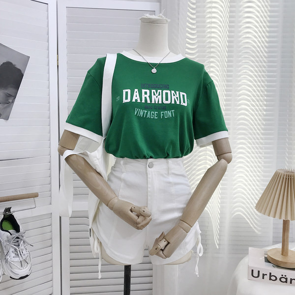 Pantaloni scurți casual cu cravate și talie înaltă în patru culori