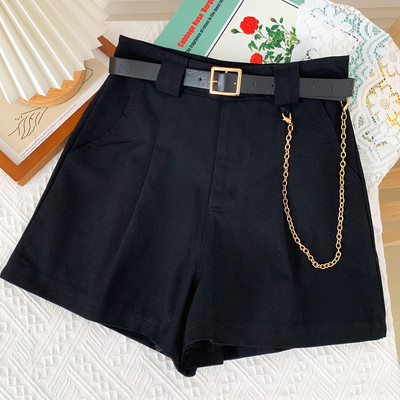 Vasarīgi sieviešu šorti ar kabatām un jostiņu vairākās krāsās