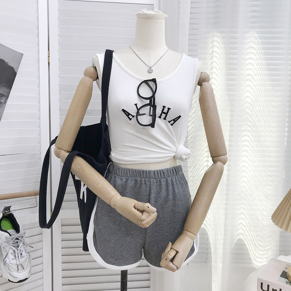 Ležerne ženske hlače s rubovima