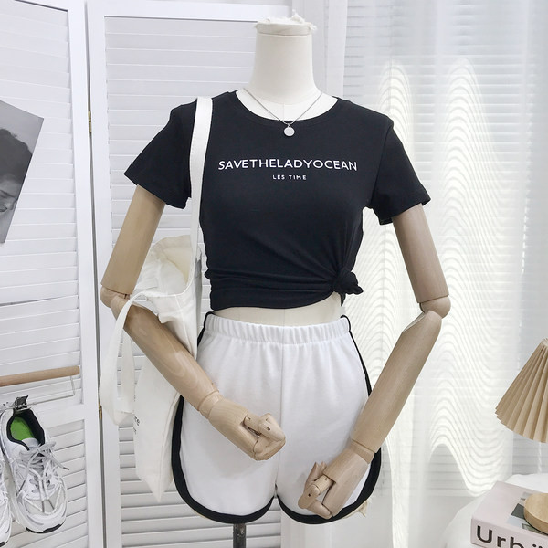 Ležerne ženske hlače s rubovima