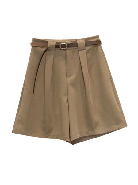 Pantaloni de dama cu talie inalta 3/4 lungime cu talie inalta