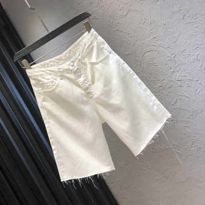 Jauns džinsu vasaras bikšu modelis ar kabatām un augstu vidukli