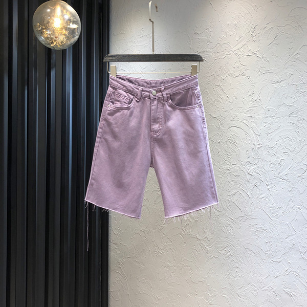 Jauns džinsu vasaras bikšu modelis ar kabatām un augstu vidukli