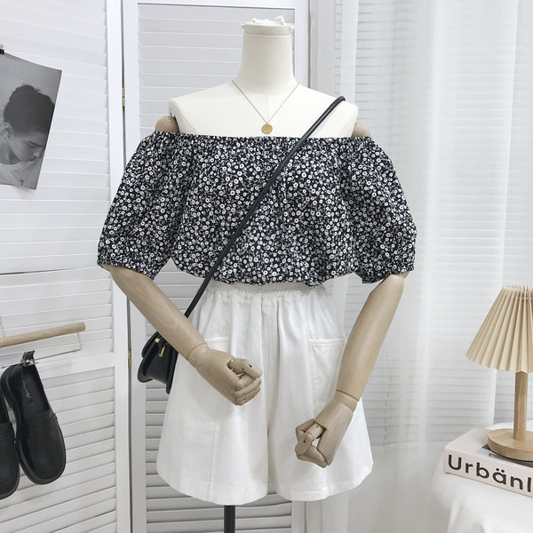 Pantaloni casual cu buzunare si talie elastica