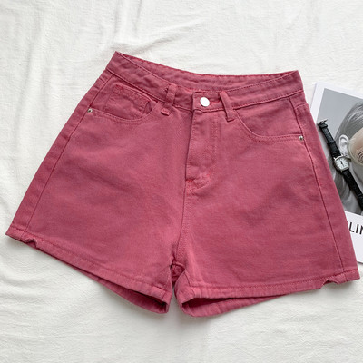 Pantaloni scurți casual de damă din denim în mai multe culori