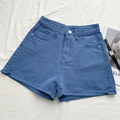 Pantaloni scurți casual de damă din denim în mai multe culori