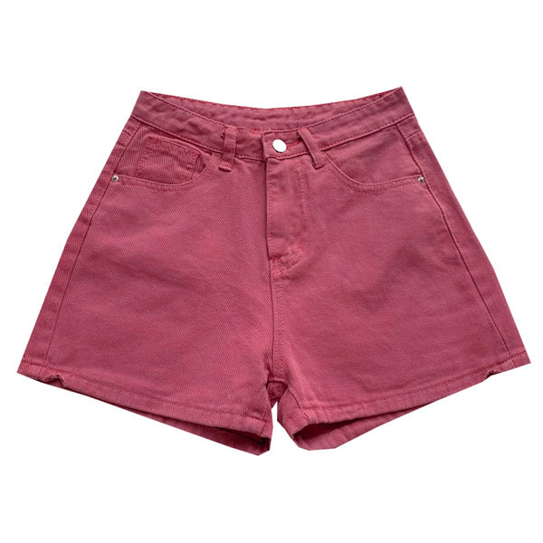 Pantaloni scurți casual de damă din denim în mai multe culori