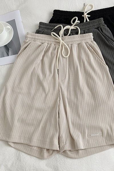 Ikdienas sieviešu bikses ar elastīgu vidukli trīs krāsās