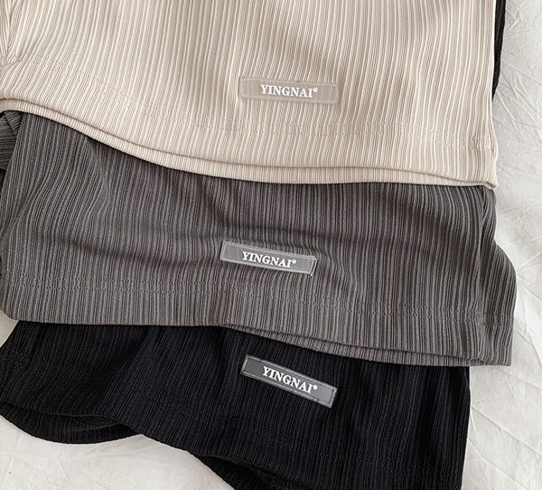 Ikdienas sieviešu bikses ar elastīgu vidukli trīs krāsās