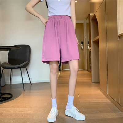 Ikdienas sieviešu bikses 3/4 garuma vienkāršs modelis