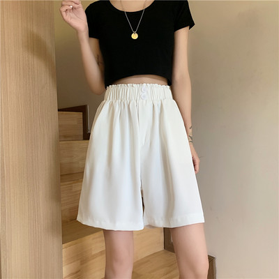 Ikdienas sieviešu bikses 3/4 garuma vienkāršs modelis