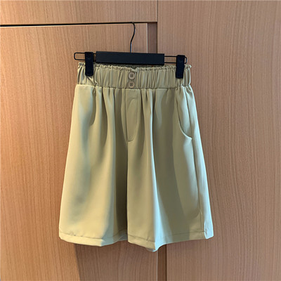 Ikdienas sieviešu bikses 3/4 garuma vienkāršs modelis