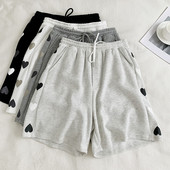 Pantaloni casual de dama cu margini si cravate