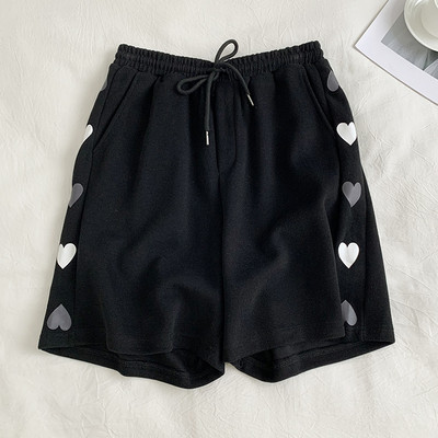 Pantaloni casual de dama cu margini si cravate