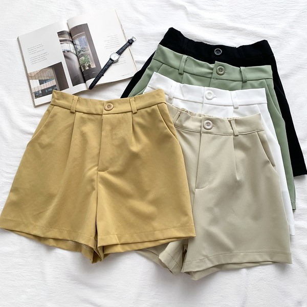 Jauns vasaras sieviešu bikšu modelis ar augstu vidukli - vairākas krāsas