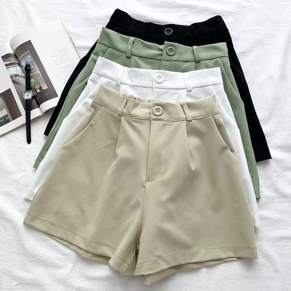 Jauns vasaras sieviešu bikšu modelis ar augstu vidukli - vairākas krāsas