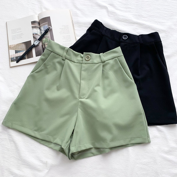 Jauns vasaras sieviešu bikšu modelis ar augstu vidukli - vairākas krāsas