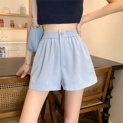 Ikdienas sieviešu šorti ar pogu