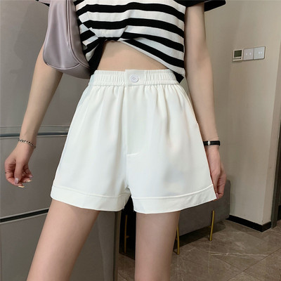 Ikdienas sieviešu šorti ar pogu