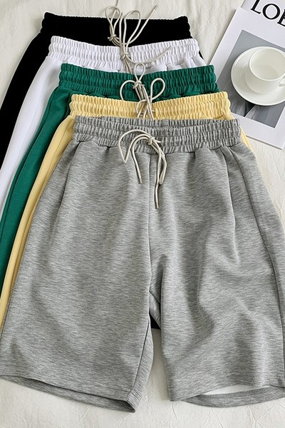 Pantaloni de dama cu talie elastica si cravate