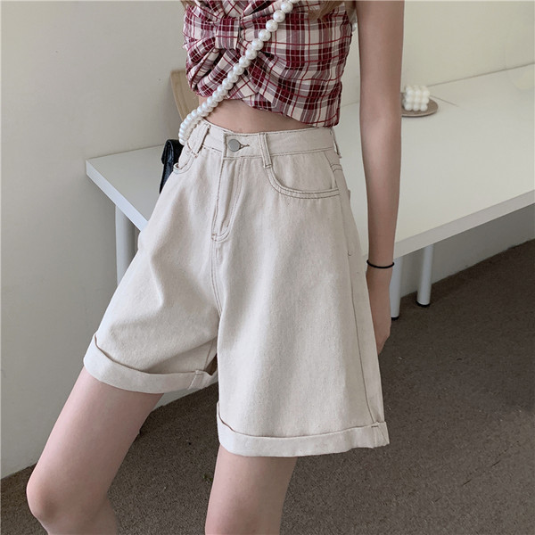 Blugi de dama actuali lungime 3/4 cu talie inalta