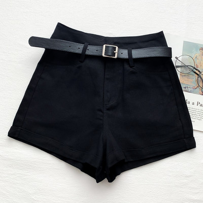 Pantaloni scurți de vară cu curea în mai multe culori