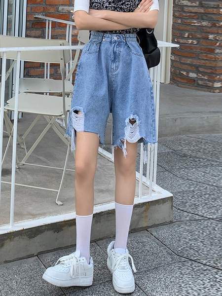 Sieviešu platas bikses ar saplēstu rakstu