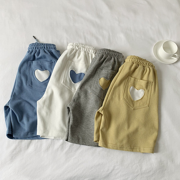 Casual παντελόνι με ελαστική μέση και τσέπη