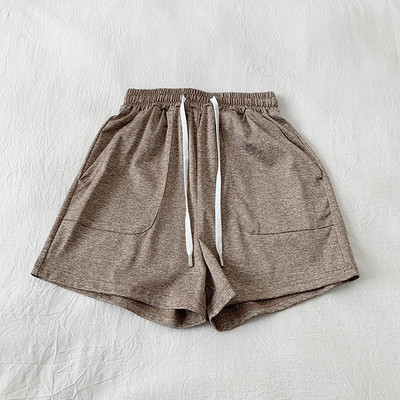 Σορτς με ελαστική μέση και κορδόνια