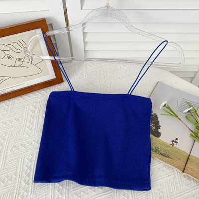 Καθημερινή γυναικεία αμάνκι μπλούζα 4 ημερών με λεπτά τιραντάκια