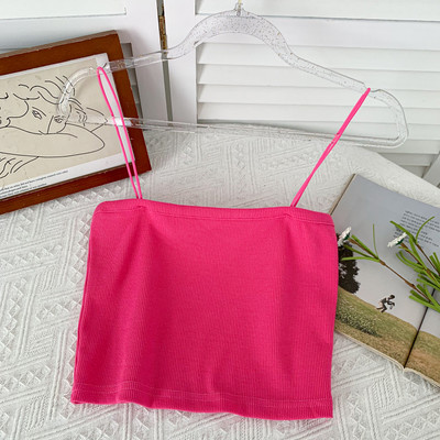 Καθημερινή γυναικεία αμάνκι μπλούζα 4 ημερών με λεπτά τιραντάκια