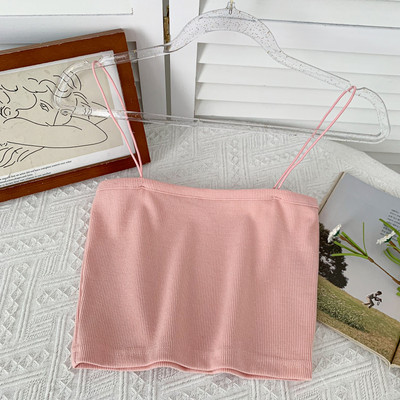 Καθημερινή γυναικεία αμάνκι μπλούζα 4 ημερών με λεπτά τιραντάκια