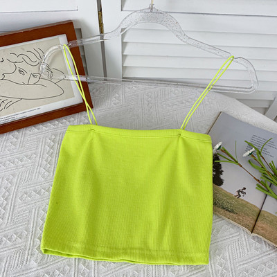 Καθημερινή γυναικεία αμάνκι μπλούζα 4 ημερών με λεπτά τιραντάκια