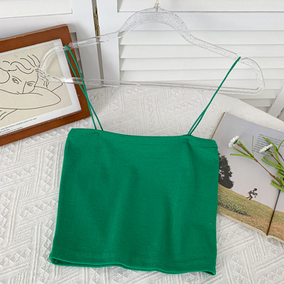 Καθημερινή γυναικεία αμάνκι μπλούζα 4 ημερών με λεπτά τιραντάκια