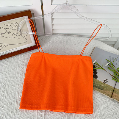 Καθημερινή γυναικεία αμάνκι μπλούζα 4 ημερών με λεπτά τιραντάκια