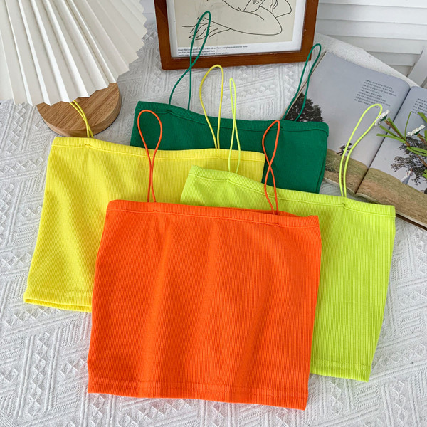 Καθημερινή γυναικεία αμάνκι μπλούζα 4 ημερών με λεπτά τιραντάκια