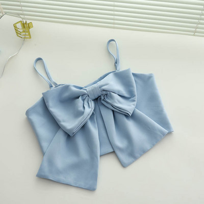 Κομψή γυναικείο μπούστο με κορδέλα και λεπτά τιραντάκια