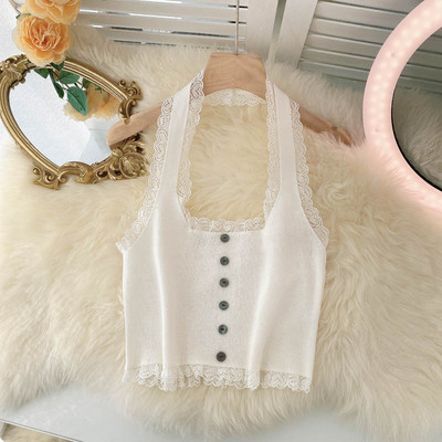 Sieviešu krekliņš ar pogām un mežģīnēm vairākās krāsās